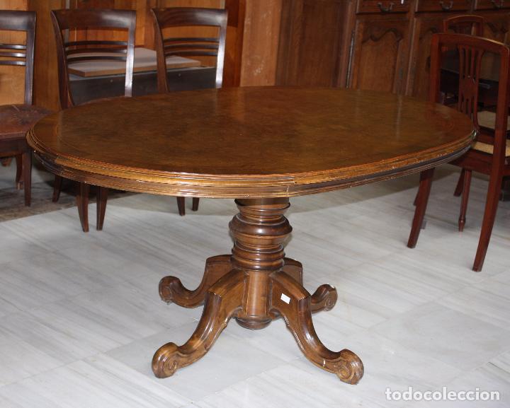 Antig&uuml;edades: MESA INGLESA, PARA COMEDOR, EN NOGAL REF.4325 - Foto 1