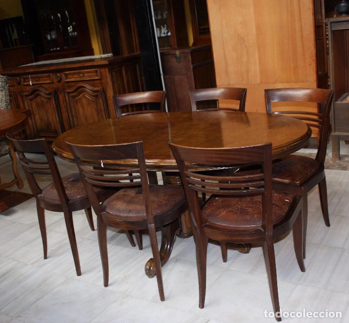 Antig&uuml;edades: MESA INGLESA, PARA COMEDOR, EN NOGAL REF.4325 - Foto 9