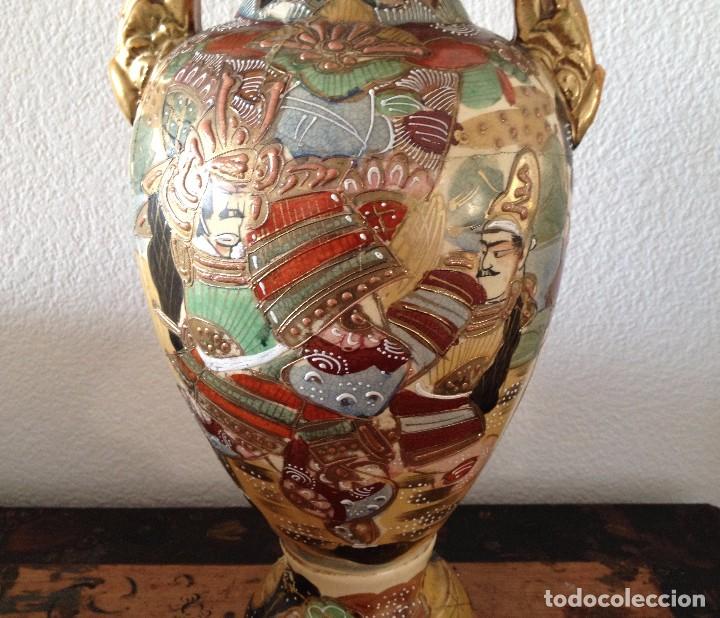 Antigüedades: Precioso jarrón cerámica japonesa - Foto 4 - 90089636