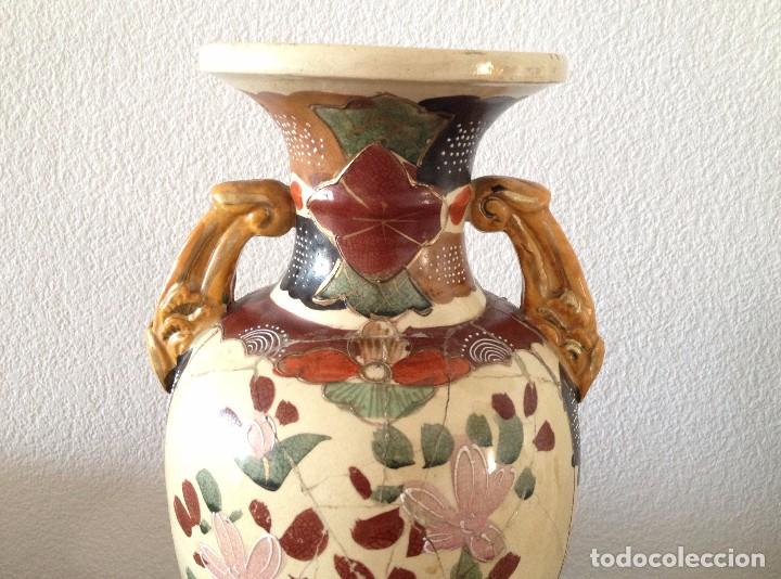 Antigüedades: Precioso jarrón cerámica japonesa - Foto 6 - 90089636