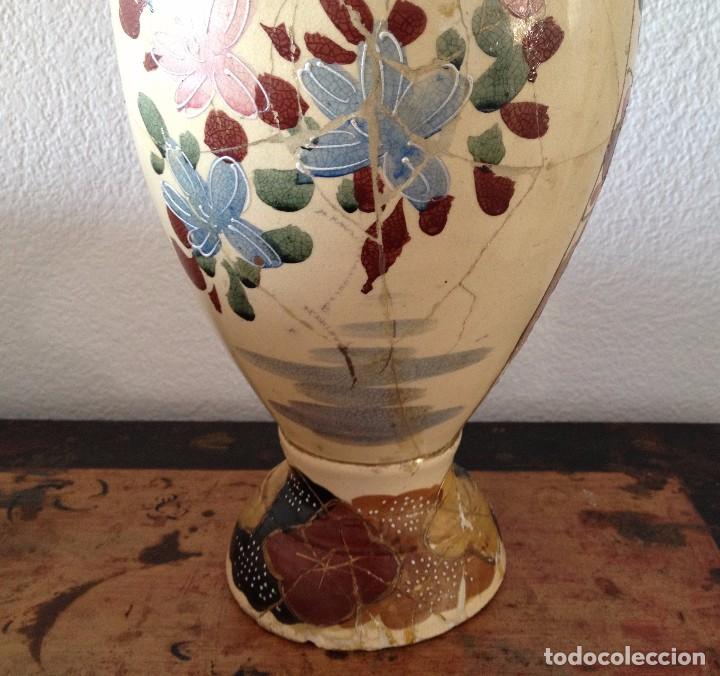 Antigüedades: Precioso jarrón cerámica japonesa - Foto 8 - 90089636
