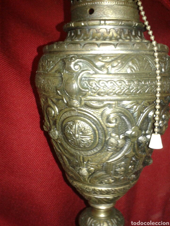Antig&uuml;edades: LAMPARA QUINQUEL - Foto 2