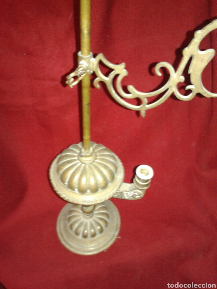Antig&uuml;edades: LAMPARA BRONCE - Foto 1