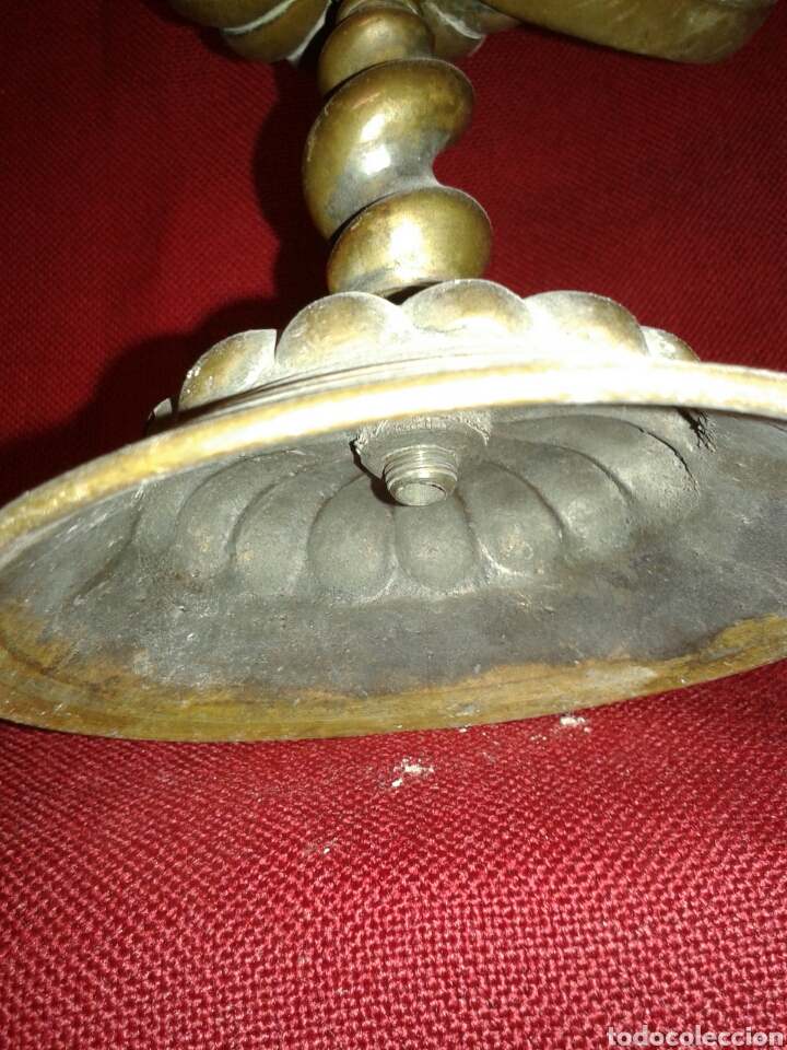 Antig&uuml;edades: LAMPARA BRONCE - Foto 8