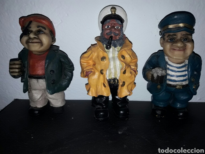 Antig&uuml;edades: antiguos marineros en resina - Foto 1