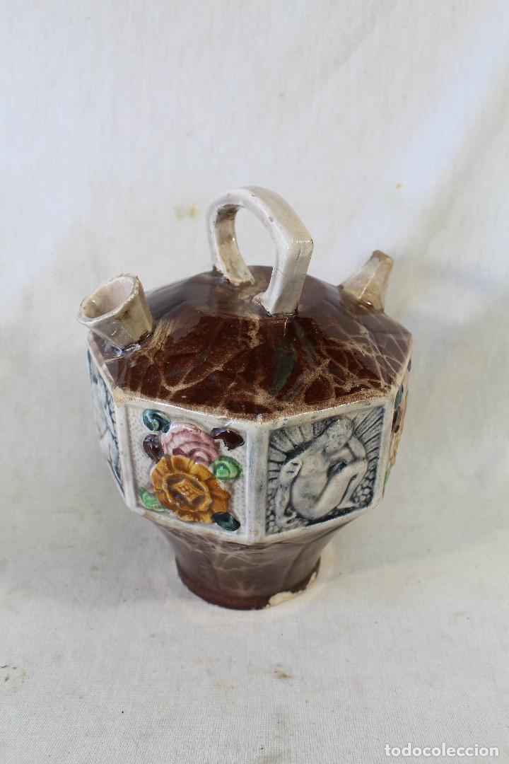Antig&uuml;edades: Botijo esmaltado de manises, llamado de invierno. - Foto 2