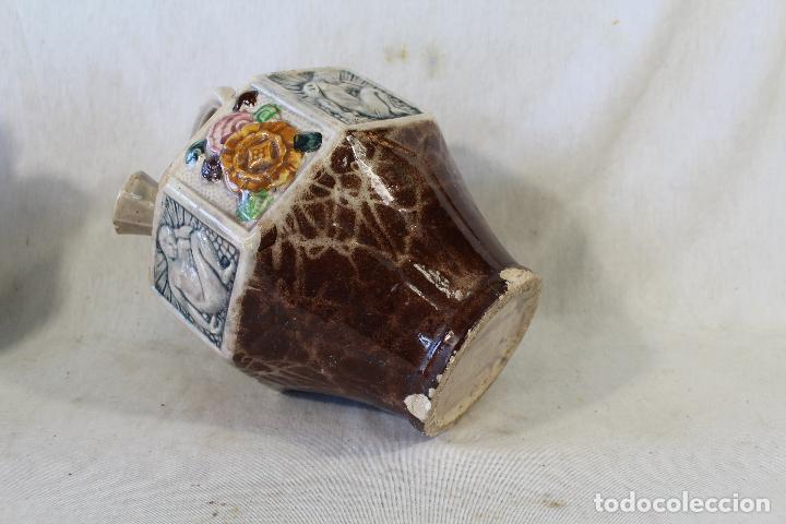 Antig&uuml;edades: Botijo esmaltado de manises, llamado de invierno. - Foto 4