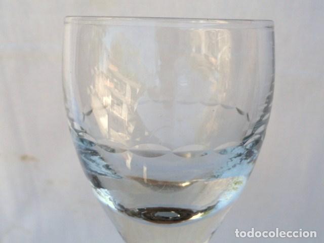 Antig&uuml;edades: 5 ANTIGUAS COPAS DE CRISTAL. - Foto 4