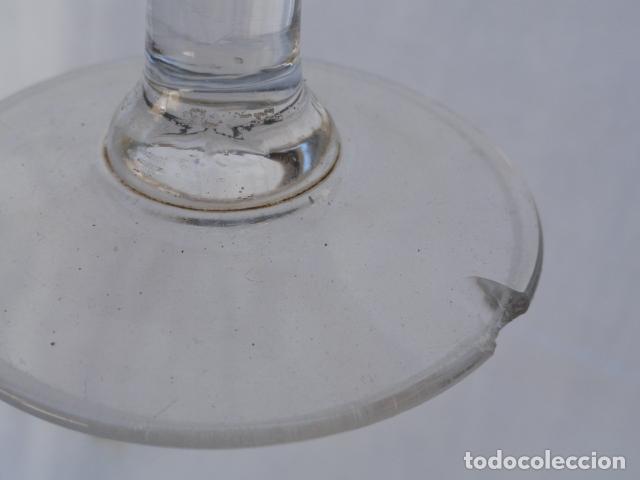 Antig&uuml;edades: 5 ANTIGUAS COPAS DE CRISTAL. - Foto 5