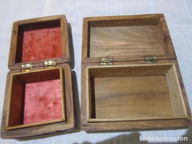 Antig&uuml;edades: 2 bonitas cajas joyero de madera. - Foto 6