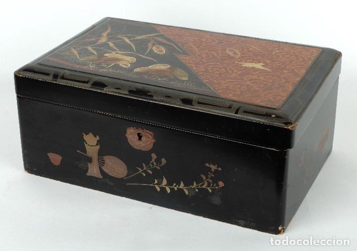 Dónde Acelerar Familiarizarse caja japonesa en madera sacada finales siglo xi - Compra venta en  todocoleccion