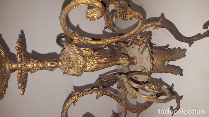 Antig&uuml;edades: LAMPARA BRONCE MINI - Foto 2