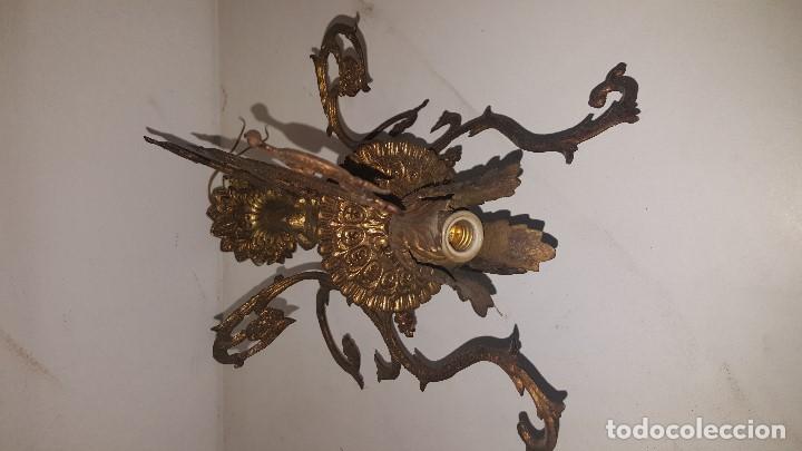 Antig&uuml;edades: LAMPARA BRONCE MINI - Foto 4