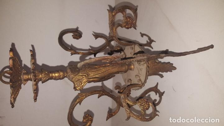 Antig&uuml;edades: LAMPARA BRONCE MINI - Foto 7