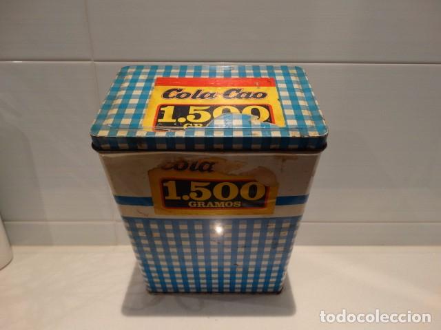Antig&uuml;edades: Caja Cola Cao azul - Foto 1
