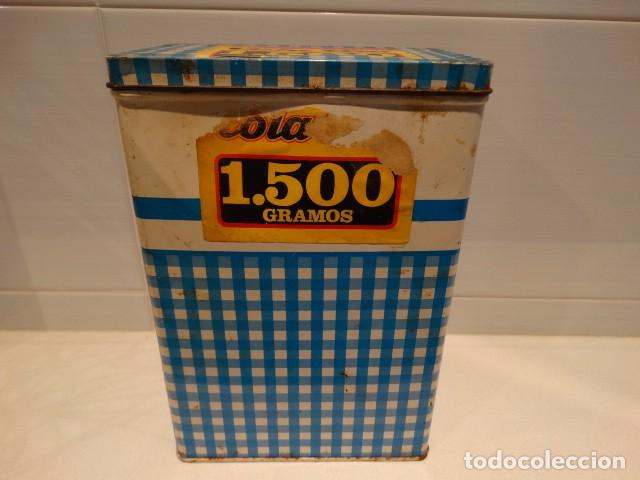 Antig&uuml;edades: Caja Cola Cao azul - Foto 2