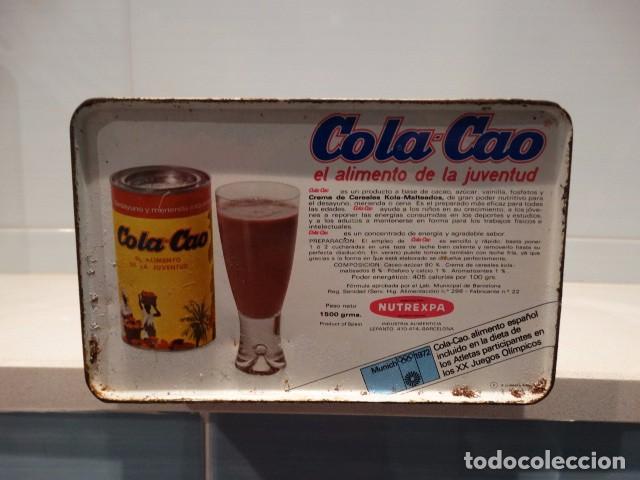 Antig&uuml;edades: Caja Cola Cao azul - Foto 4
