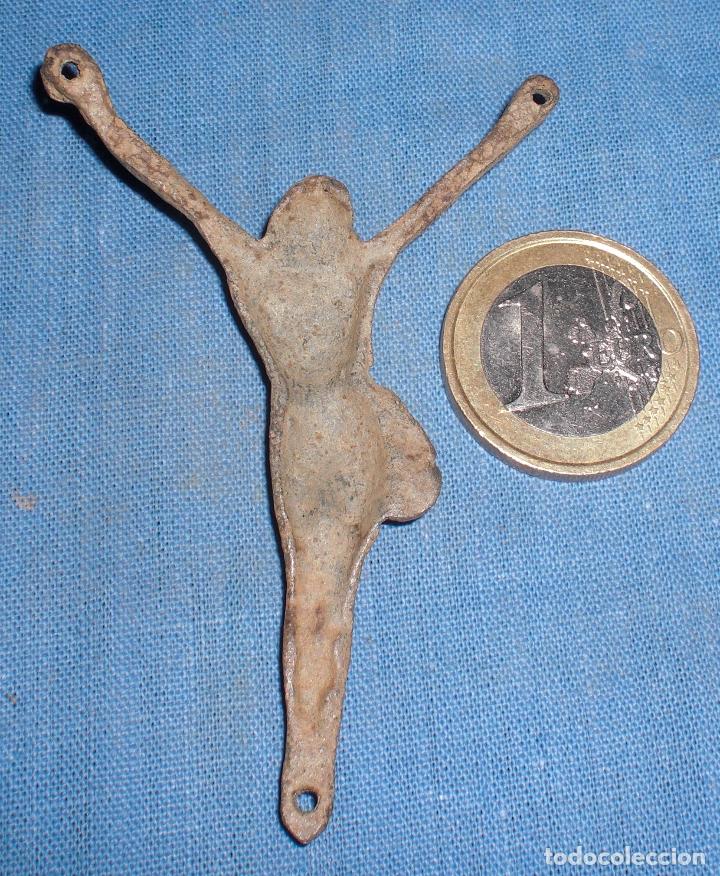 Antig&uuml;edades: Antiguo cristo bronce siglo XIX - Foto 2