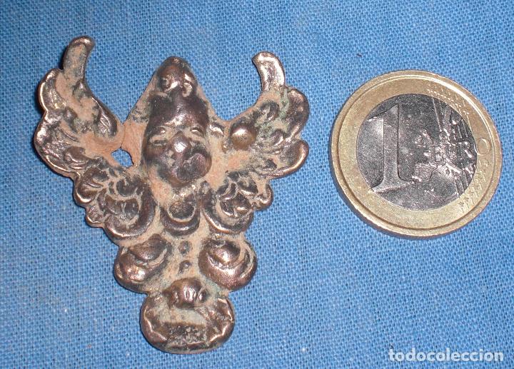 Antig&uuml;edades: Antiguo bronce sobredorado angel - Foto 1