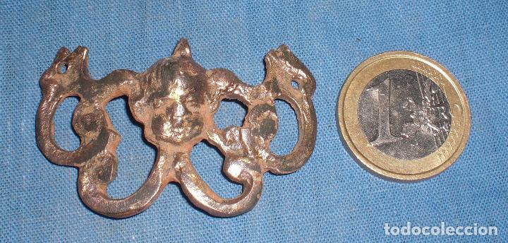 Antig&uuml;edades: Antiguo bronce sobredorado angel - Foto 1