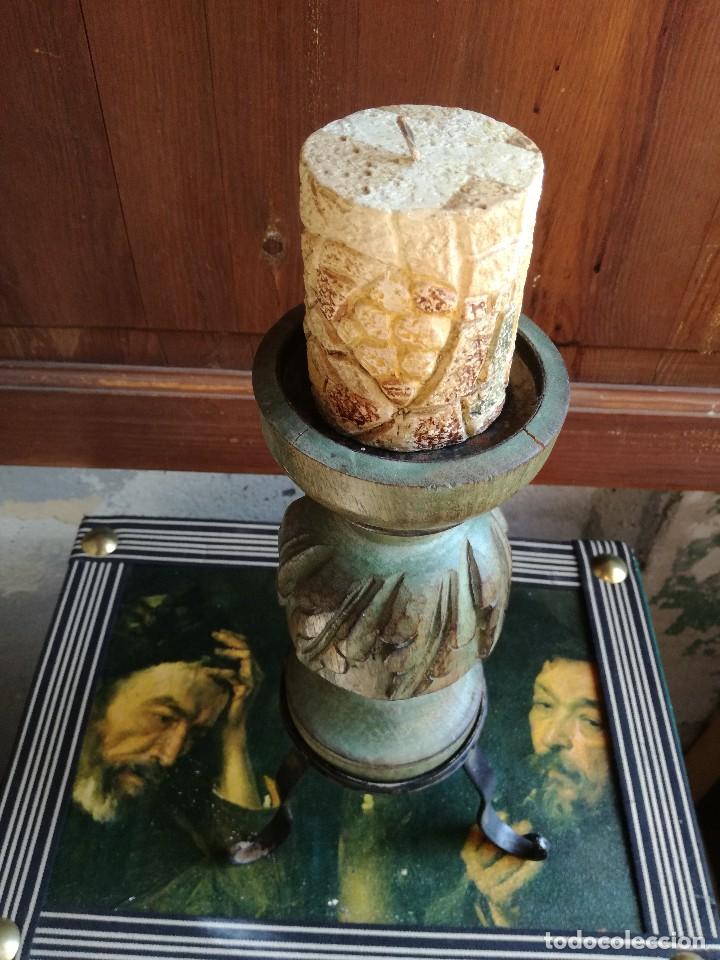 Antig&uuml;edades: PORTAVELAS - 2 . - Foto 2