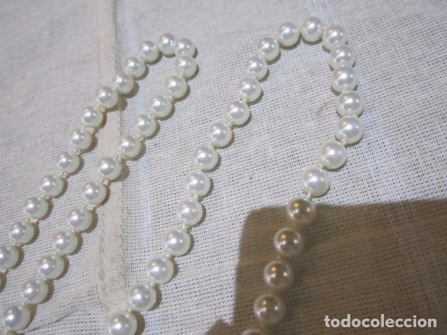 Antig&uuml;edades: Collar largo de perlas fantas&iacute;a. 68 cms. - Foto 2
