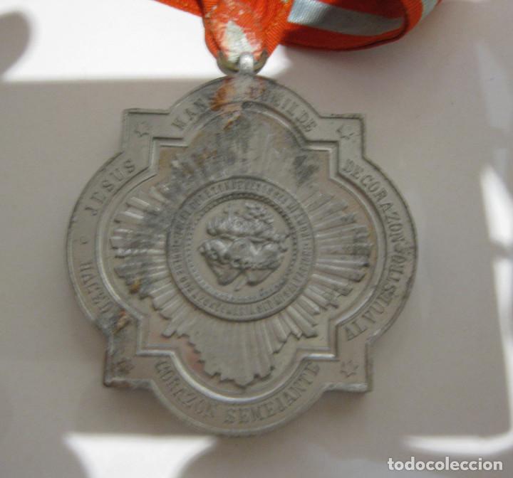 Antig&uuml;edades: MEDALLA SAGRADOS CORAZONES - Foto 3
