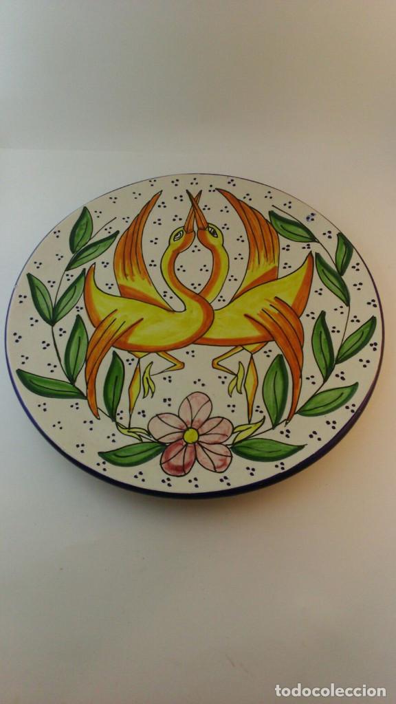 Antig&uuml;edades: PLATO CERAMICA TALAVERA - Foto 1