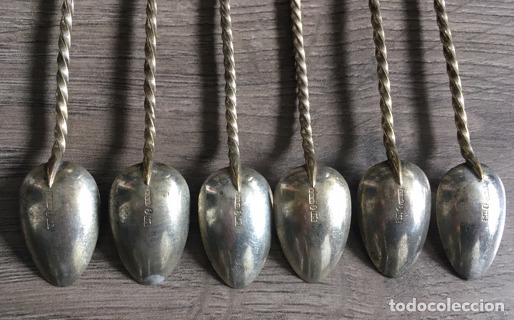Antig&uuml;edades: 6 ANTIGUAS CUCHARAS XIX - Foto 4