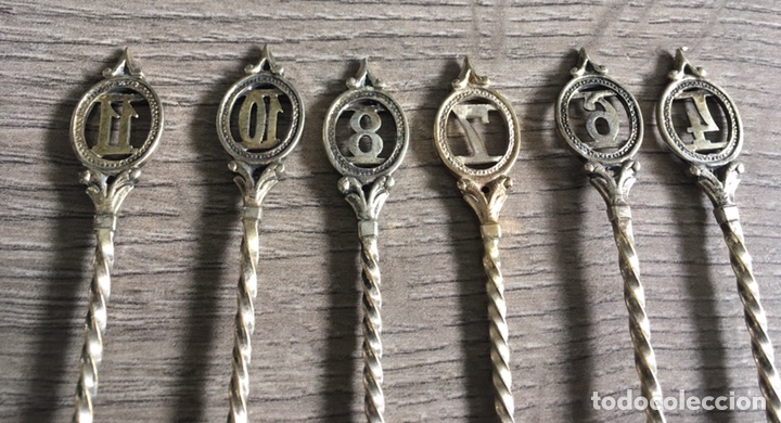 Antig&uuml;edades: 6 ANTIGUAS CUCHARAS XIX - Foto 6