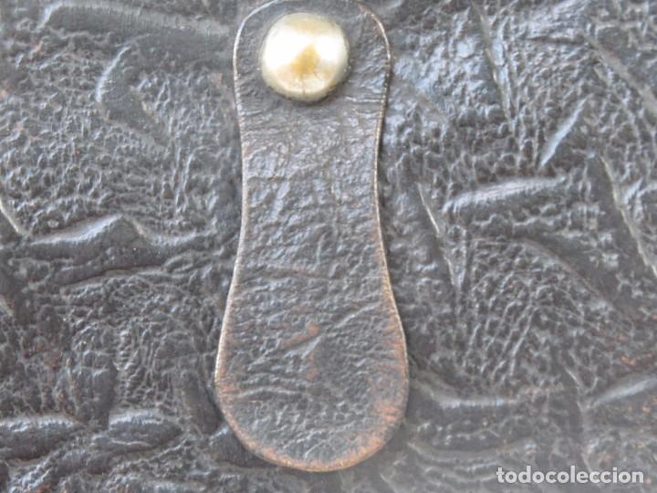 Antig&uuml;edades: ANTIGUO ORIGINAL BOLSO PIEL - Foto 6
