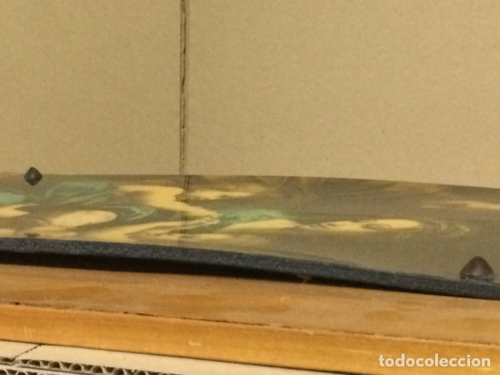 Antig&uuml;edades: Cuadro religioso en tabla madera vitrificado - Foto 3