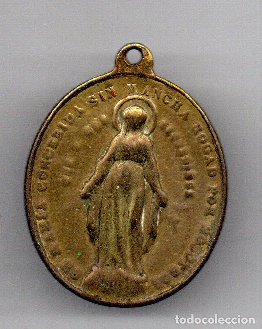 Antig&uuml;edades: MEDALLA VIRGEN MARIA EN RELIEVE - Foto 1
