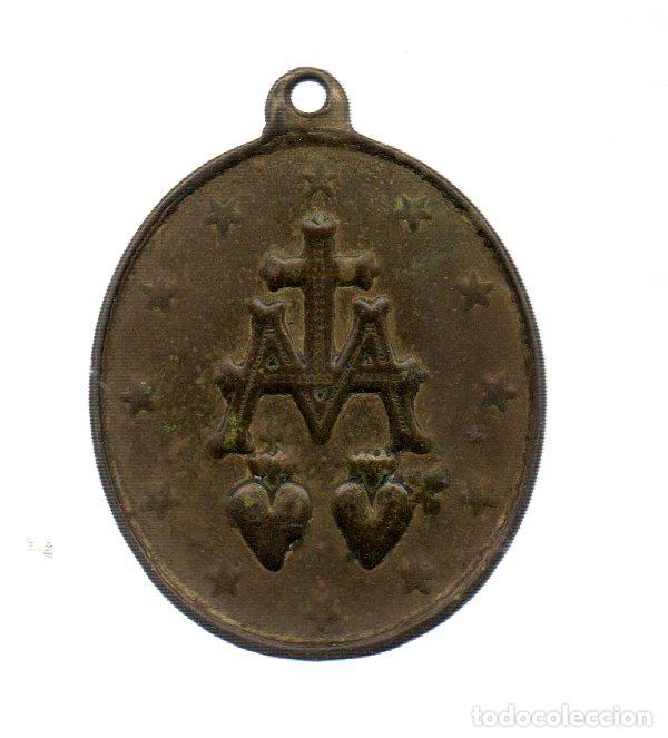 Antig&uuml;edades: MEDALLA VIRGEN MARIA EN RELIEVE - Foto 2