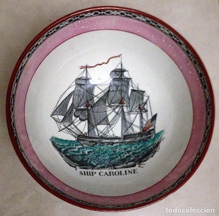 Antig&uuml;edades: Cuenco ingl&eacute;s Ship Caroline - Foto 1