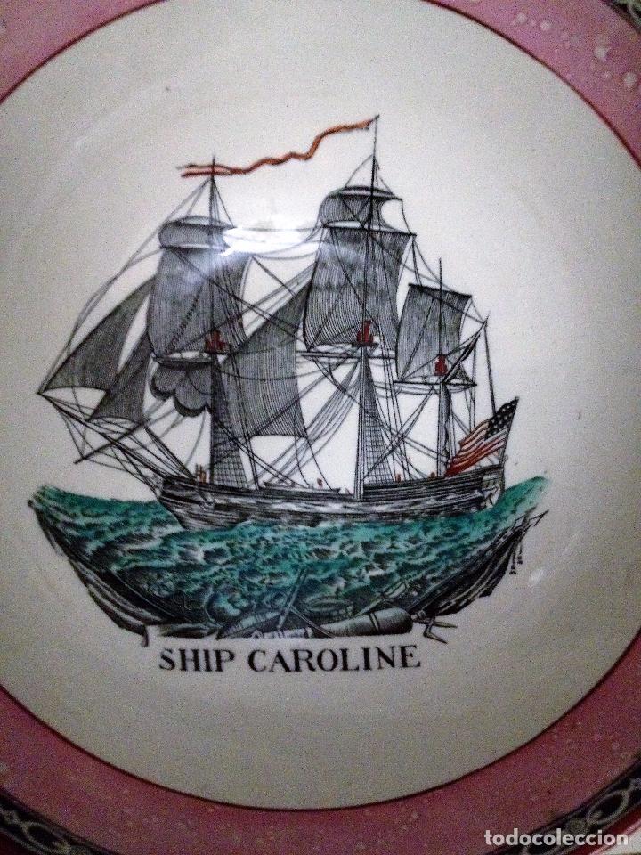 Antig&uuml;edades: Cuenco ingl&eacute;s Ship Caroline - Foto 2