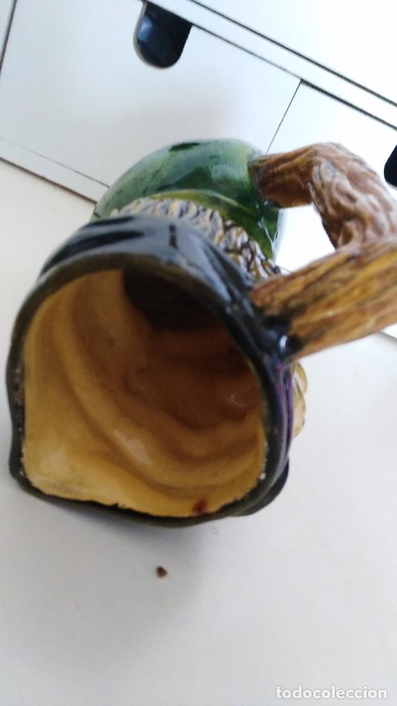 Antig&uuml;edades: JARRA CON FORMA DE BUSTO, CARA ROSTRO, HECHA Y PINTADA A MANO. - Foto 3