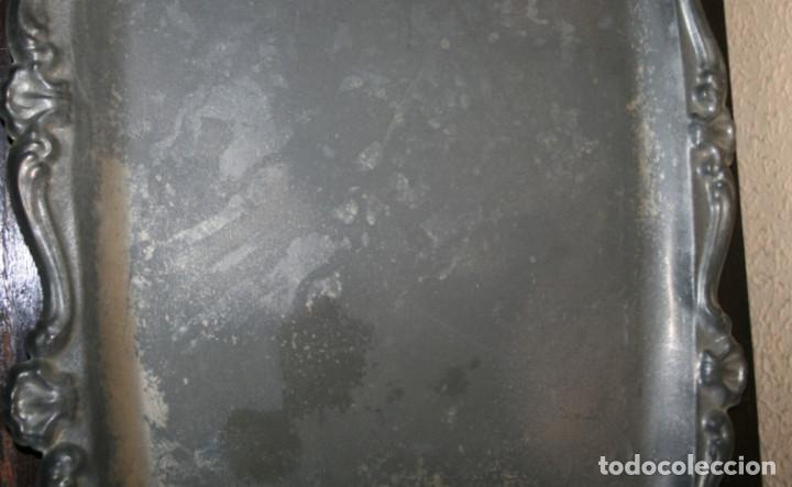 Antig&uuml;edades: ANTIGUA BANDEJA PLATEADA - Foto 3