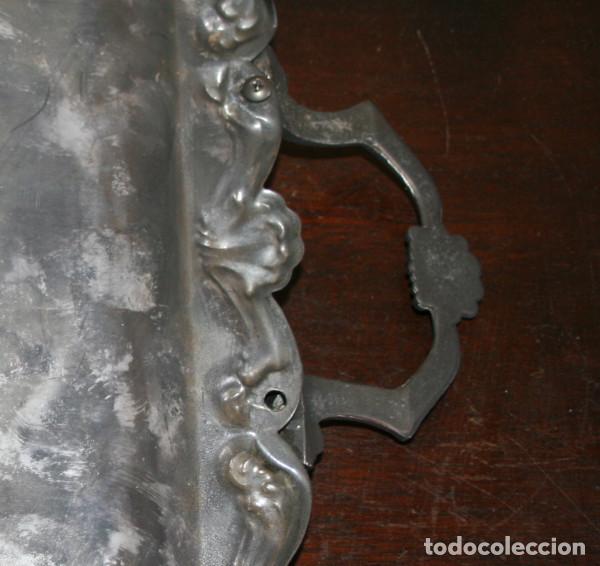 Antig&uuml;edades: ANTIGUA BANDEJA PLATEADA - Foto 7