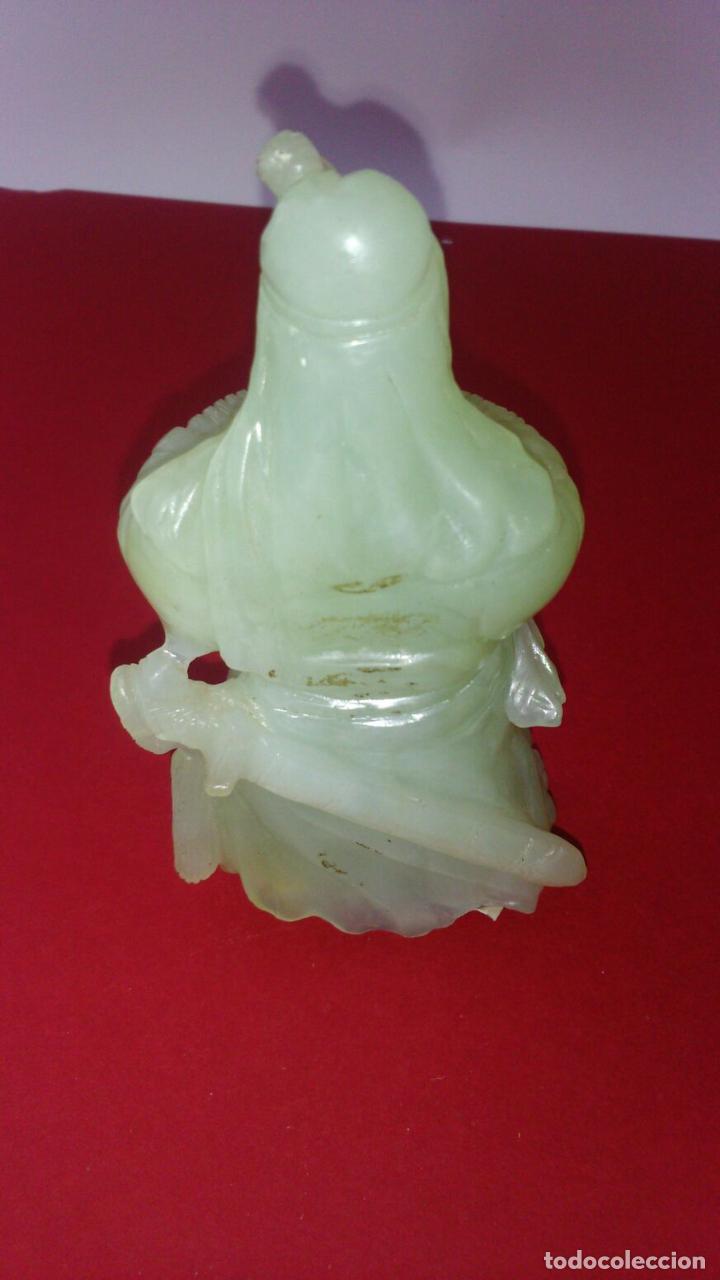 Antig&uuml;edades: GUERRERO JAPONES TALLADO  EN JADE - Foto 2