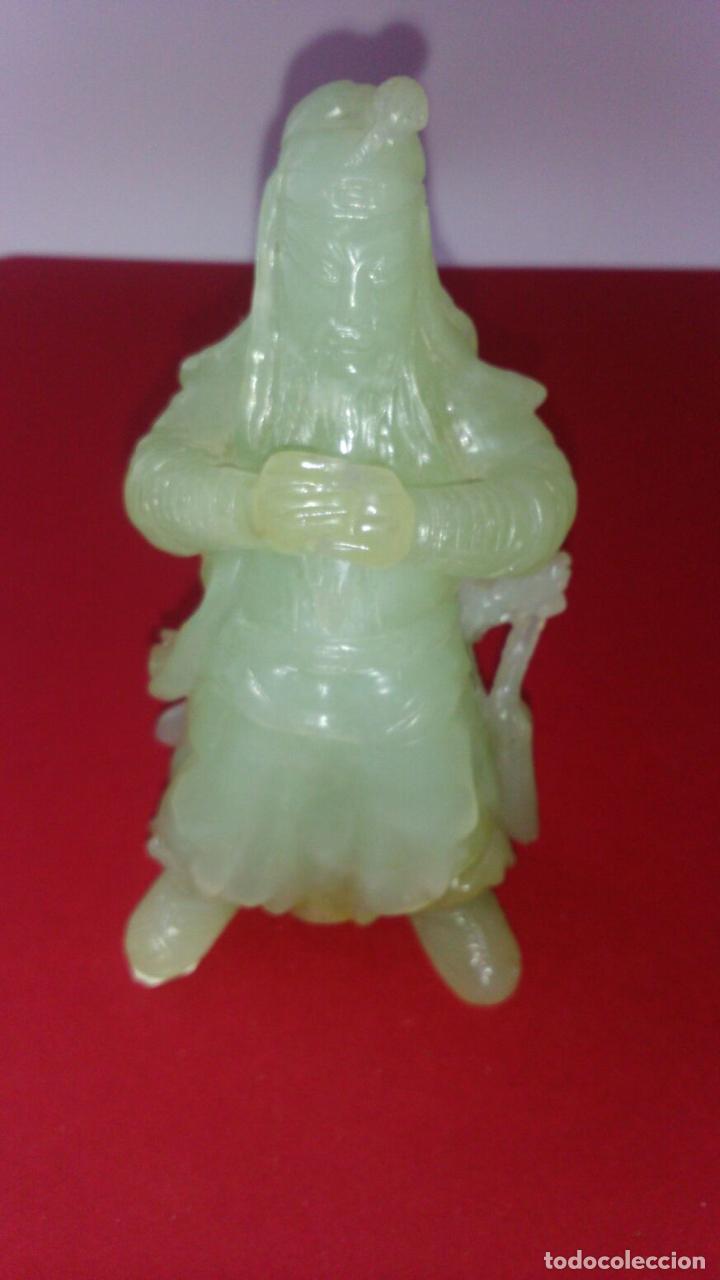 Antig&uuml;edades: GUERRERO JAPONES TALLADO  EN JADE - Foto 3