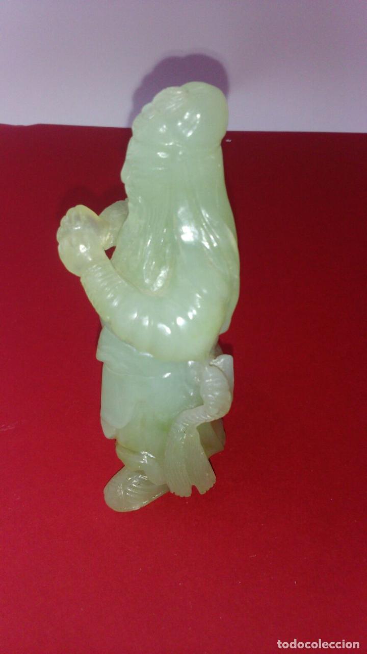 Antig&uuml;edades: GUERRERO JAPONES TALLADO  EN JADE - Foto 4