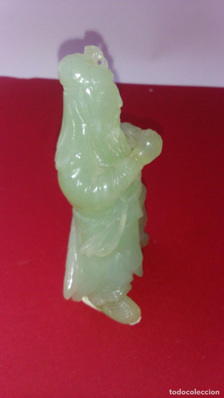 Antig&uuml;edades: GUERRERO JAPONES TALLADO  EN JADE - Foto 5