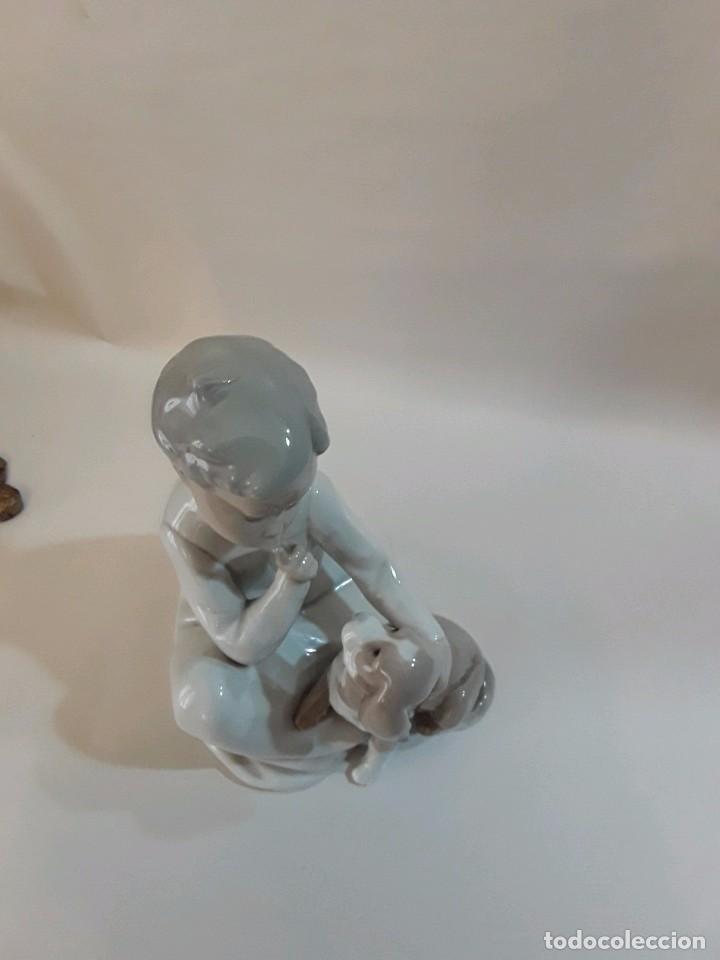 Antig&uuml;edades: NI&Ntilde;O CON PERRO LLADRO - CODIGO 01014522 - Foto 7