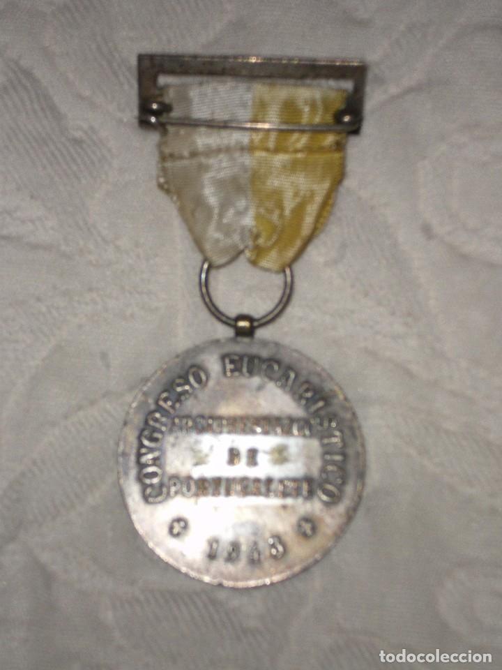 Antig&uuml;edades: MEDALLA DEL CONGRESO EUCARISTICO 1943 - Foto 2