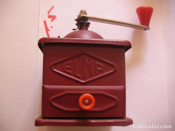 Antiques: ANTIGUO MOLINILLO DE CAFE ELMA EN METAL EN PERFECTO ESTADO