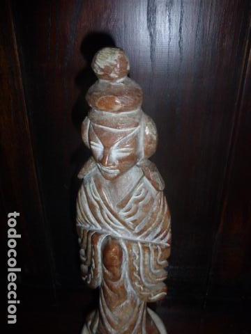 Antig&uuml;edades: FIGURA DE MARMOL TALLADO. - Foto 5
