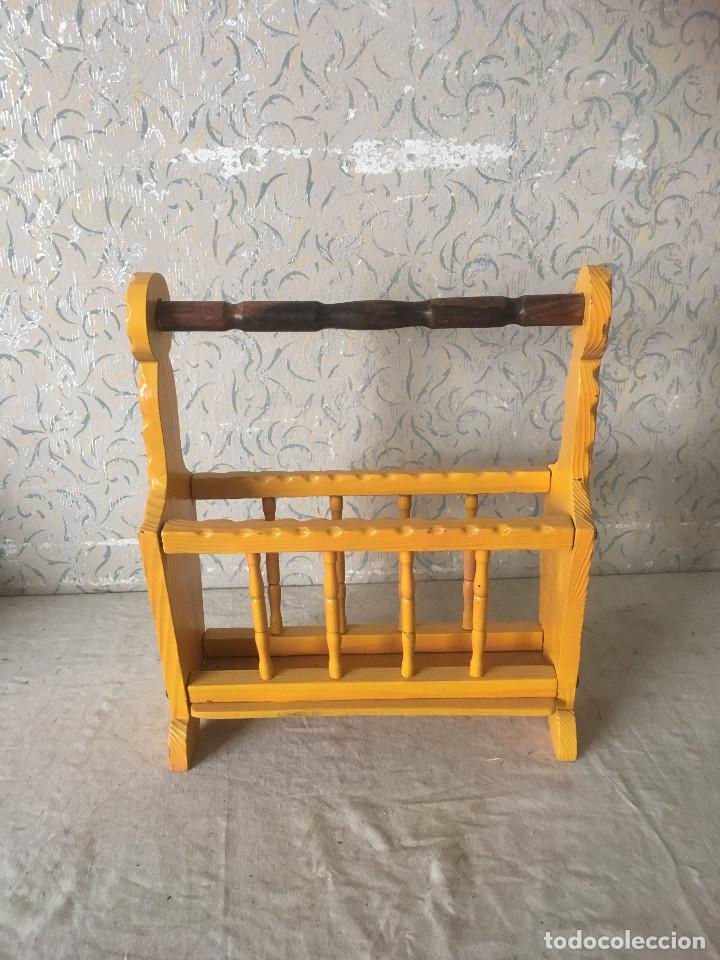 Antig&uuml;edades: REVISTERO MADERA VINTAGE - Foto 3
