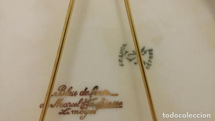 Antig&uuml;edades: Plato decoraci&oacute;n de Limoges, Francia. - Foto 3