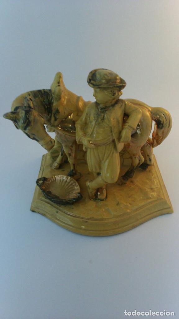 Antig&uuml;edades: EICHWALD 2624  TINTERO , HOMBRE Y CABALLO - Foto 1